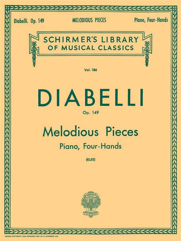Anton Diabelli - 28 Melodious Pieces on 5 Notes, Op. 149