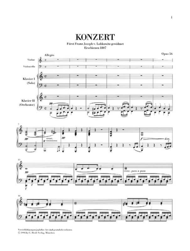 Ludwig van Beethoven - Concerto C major op. 56