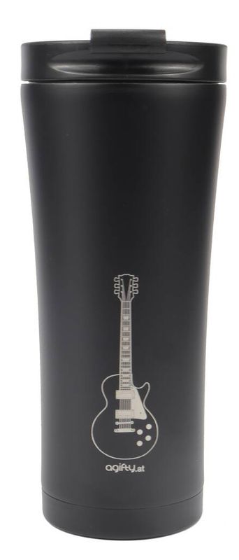 Coffee-to-go thermo mug: e-guitar