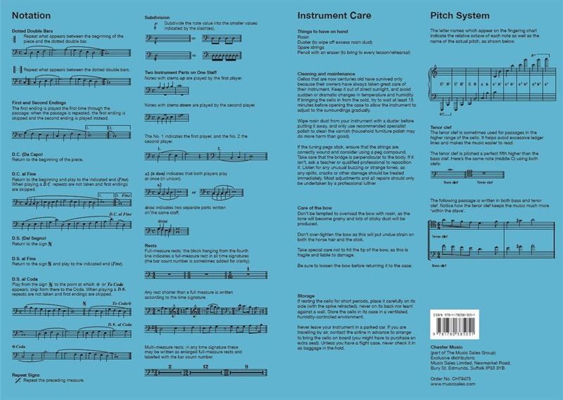 Chester Cello Fingering Chart