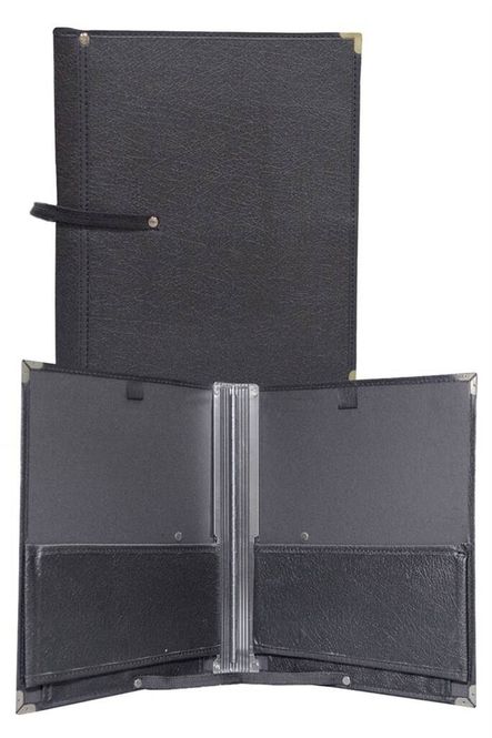 Hovedbilde BLACK FOLIO W/STRAP/STRNG Notemappe