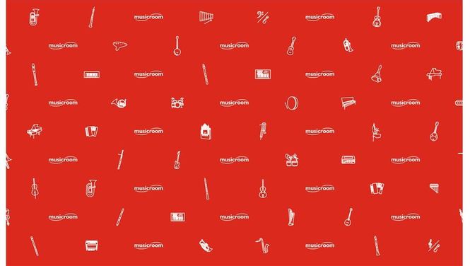 Hovedbilde Red Wrapping Paper Pack X 4 Sheets