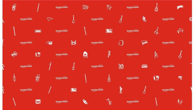Red Wrapping Paper Pack X 4 Sheets