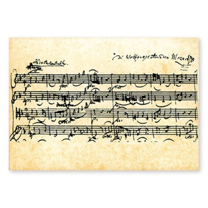 Postcard Mozart - Streichquartett (10 pcs)
