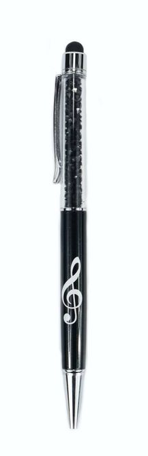 Hovedbilde Stylus pen g-clef black/crystal