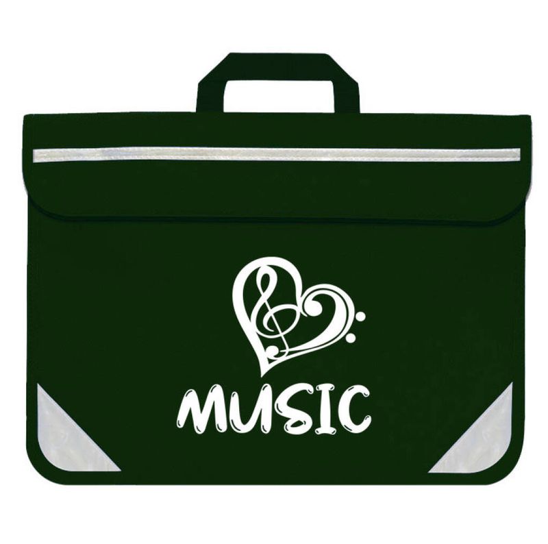 Duo Music Bag - Heart (Green)