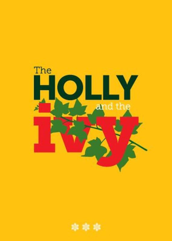 Merry Little Holly Ivy Yellow Card
