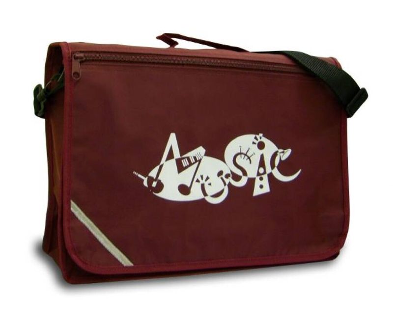 Mapac: Music Bag Excel - Music Word (Maroon)