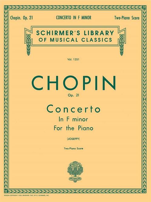 Hovedbilde Frédéric Chopin - Concerto No. 2 in F Minor, Op. 21