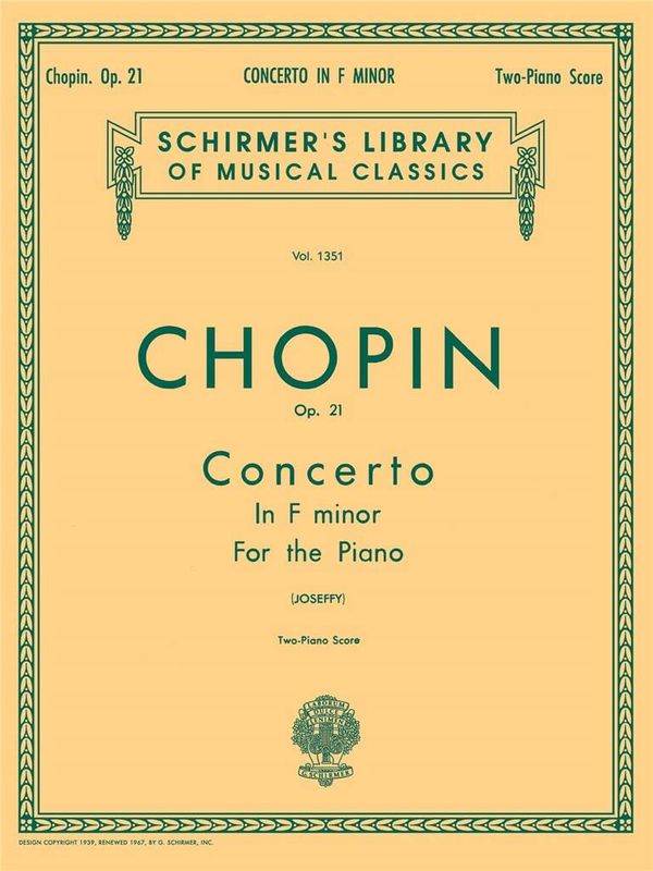 Frédéric Chopin - Concerto No. 2 in F Minor, Op. 21