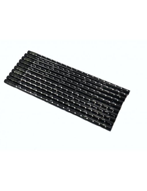 Hovedbilde Pencil note black/silver 10 pcs / set