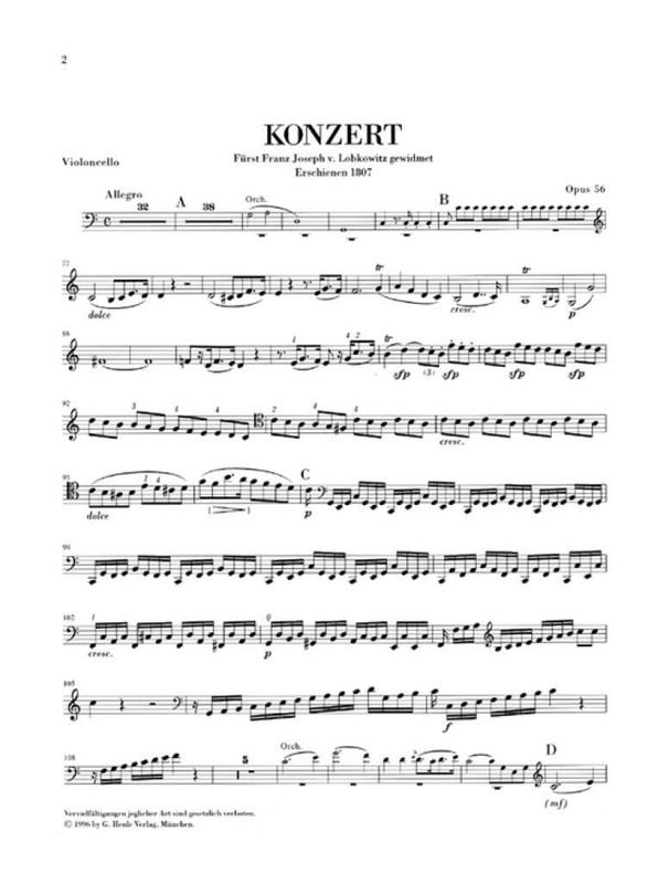 Ludwig van Beethoven - Concerto C major op. 56