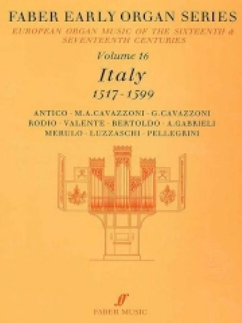 Hovedbilde Early Organ Series 16. Italy 1517-1599