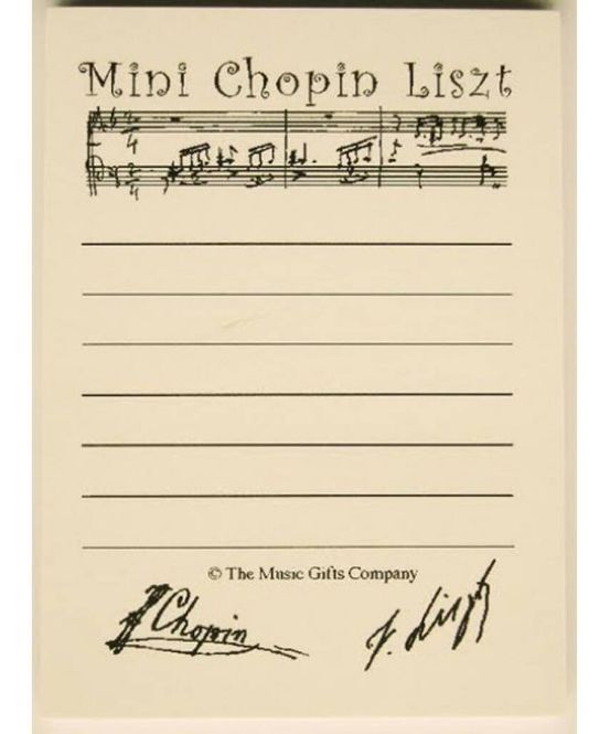 Hovedbilde Mini Chopin Liszt Sticky Pad
