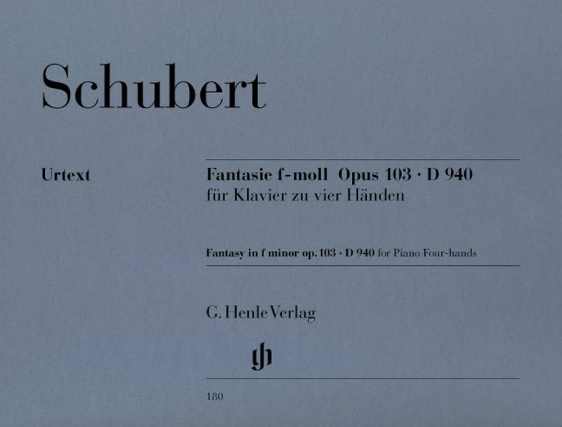 Franz Schubert - Fantasie F-Moll Fur Klavier Zu Vier Handen D.940