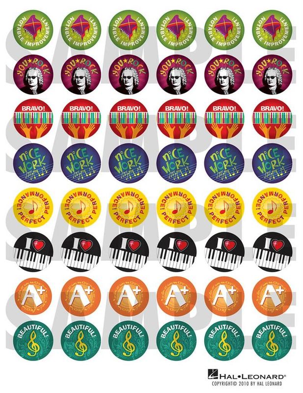 Music Award Stickers