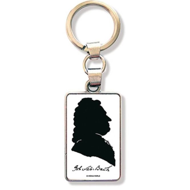 Hovedbilde Keyring Bach Silhouette