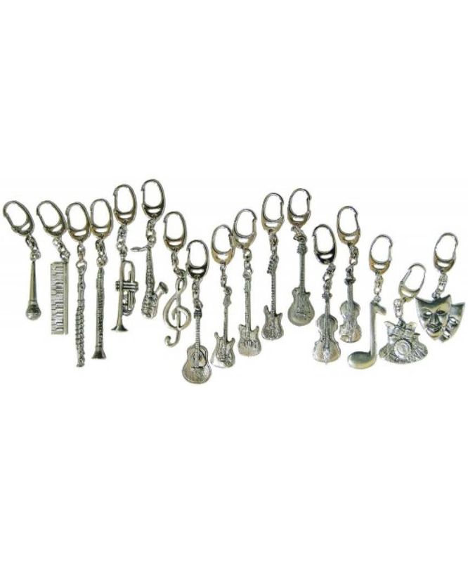 Pewter Keyring Saxophone