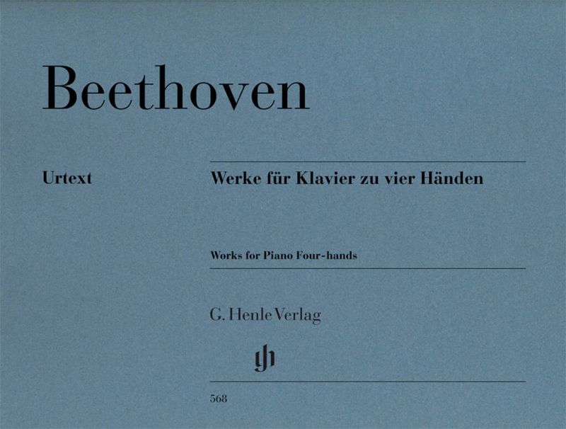 Ludwig van Beethoven - Works For Piano Four Hands Urtext
