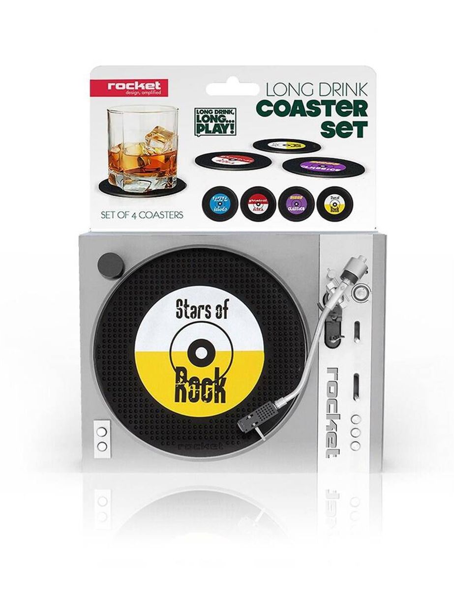 Long Drink Coasters - Set Of 4