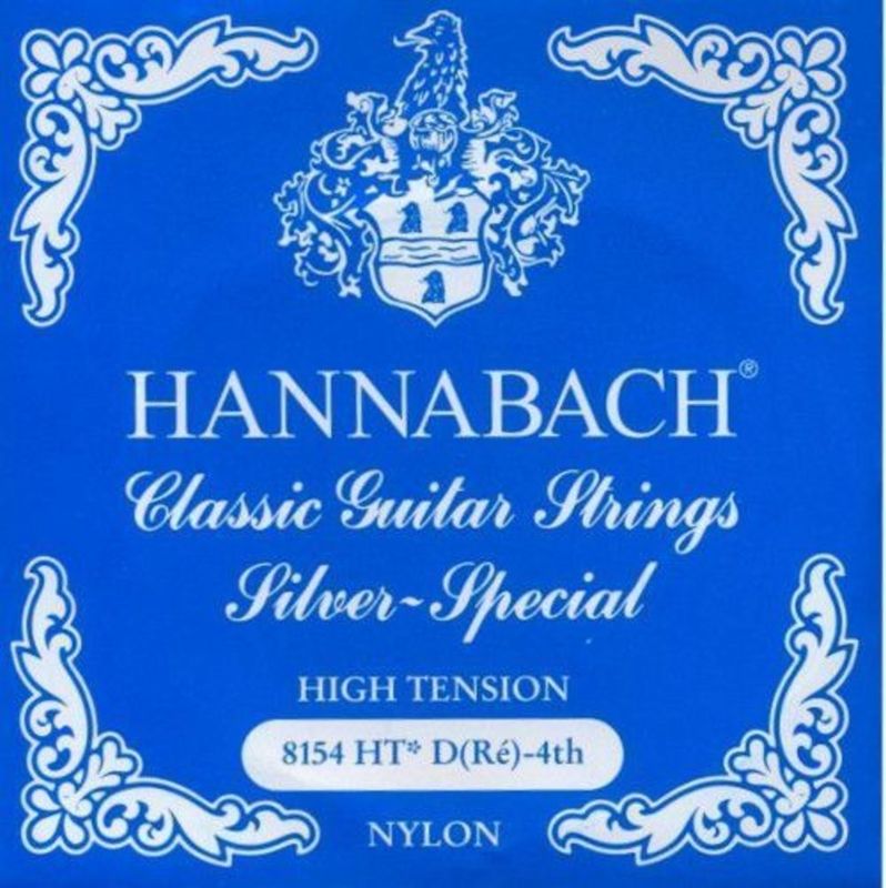 Hannabach Strings for classic guitar Serie 815 High tension Silver special D4w