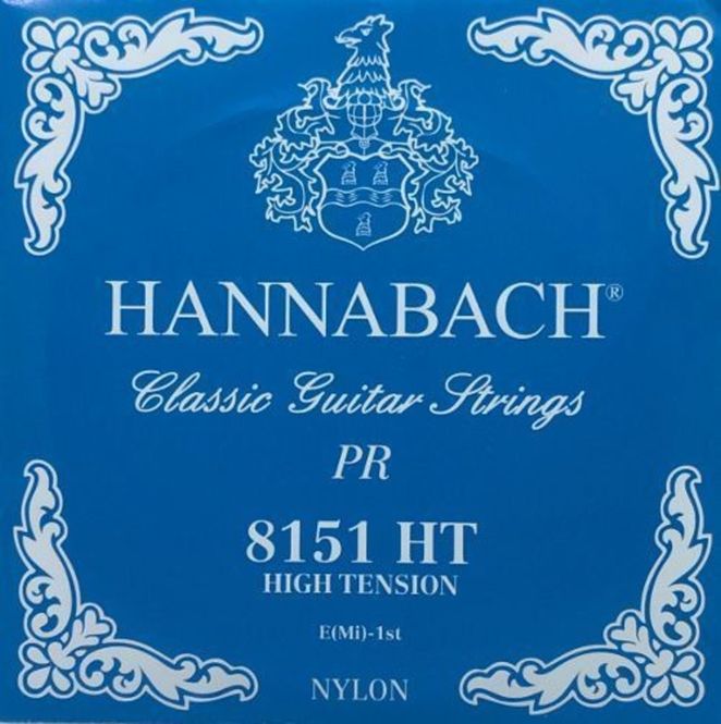 Hovedbilde Hannabach Strings for classic guitar Serie 815 High tension Silver special E1