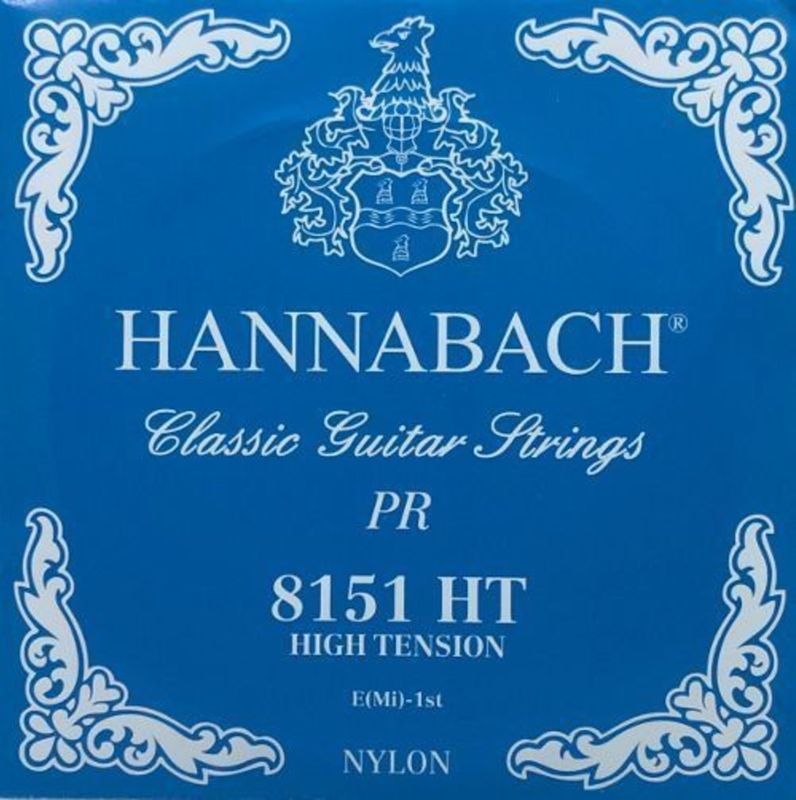 Hannabach Strings for classic guitar Serie 815 High tension Silver special E1