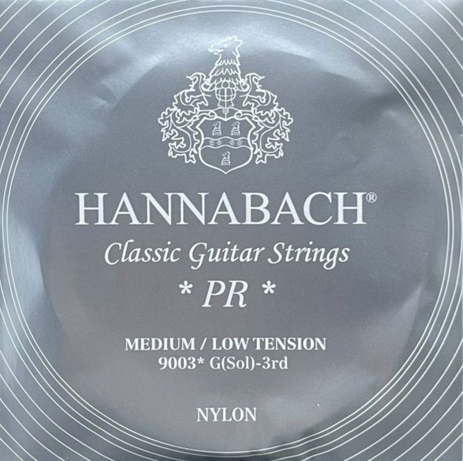 Hovedbilde Hannabach Strings for classic guitar Series 900 Medium/Low Tension Silver 200 G3