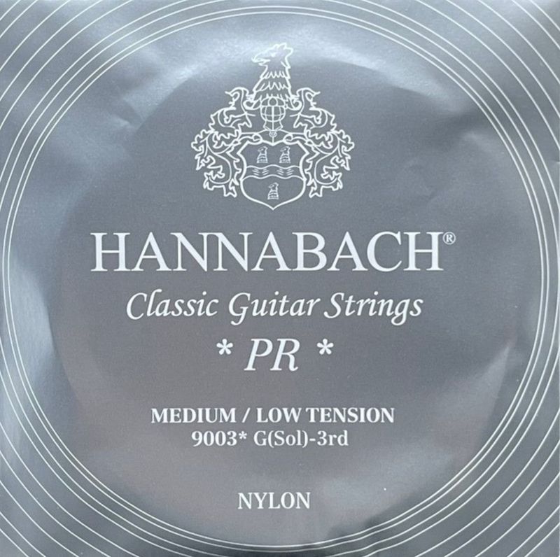 Hannabach Strings for classic guitar Series 900 Medium/Low Tension Silver 200 G3
