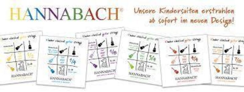 Hannabach Strings for classic guitar Serie 890 1/4 guitar for children Duel: 49-52 cm G3W