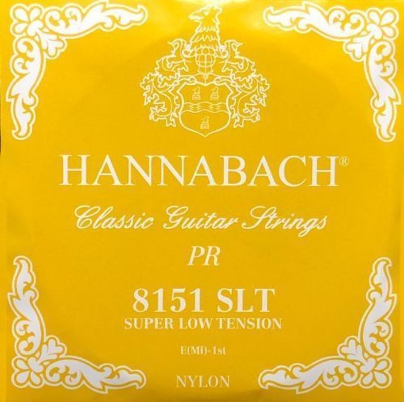 Hannabach Strings for classic guitar Serie 815 Super Low Tension Silver special E1