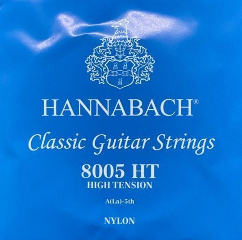 Hannabach Strings for classic guitar Serie 800 High tension Silver plated A5w