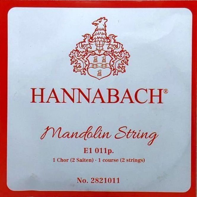 Hovedbilde Hannabach Strings for mandolin E .011
