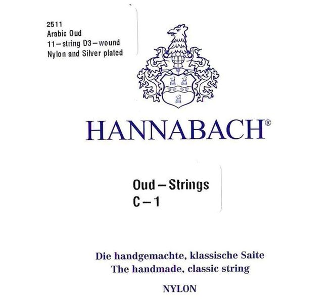 Hovedbilde Hannabach Oud strings Arabic Aoud Nylon 11-string