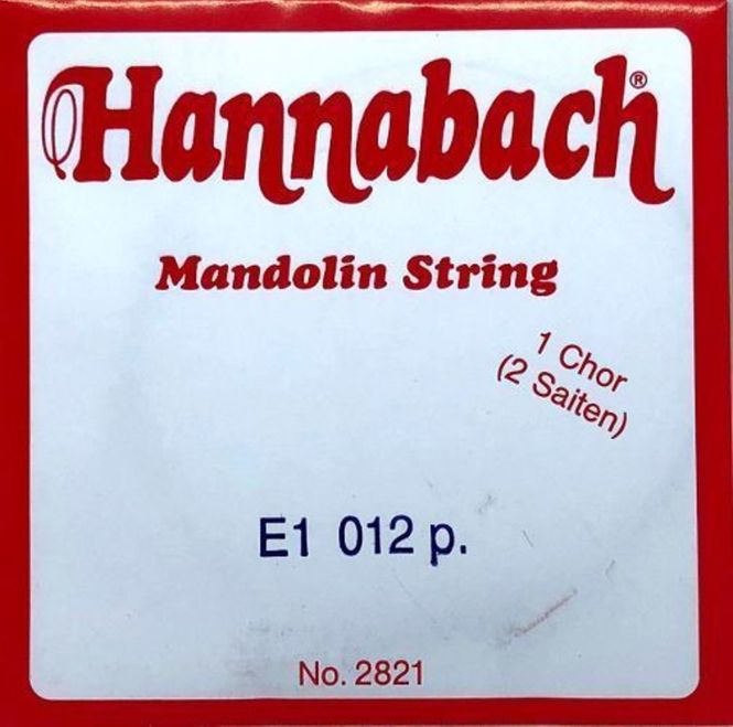 Hovedbilde Hannabach Strings for mandolin E .012