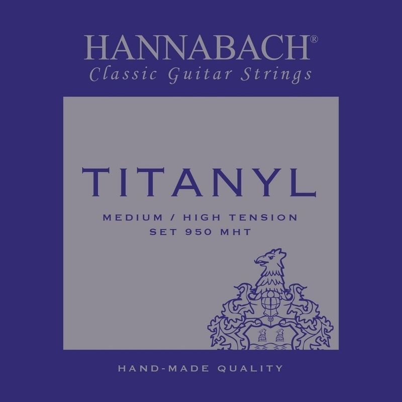 Hannabach Strings for classic guitar Serie 950 Medium/High Tension Titanyl H/B2