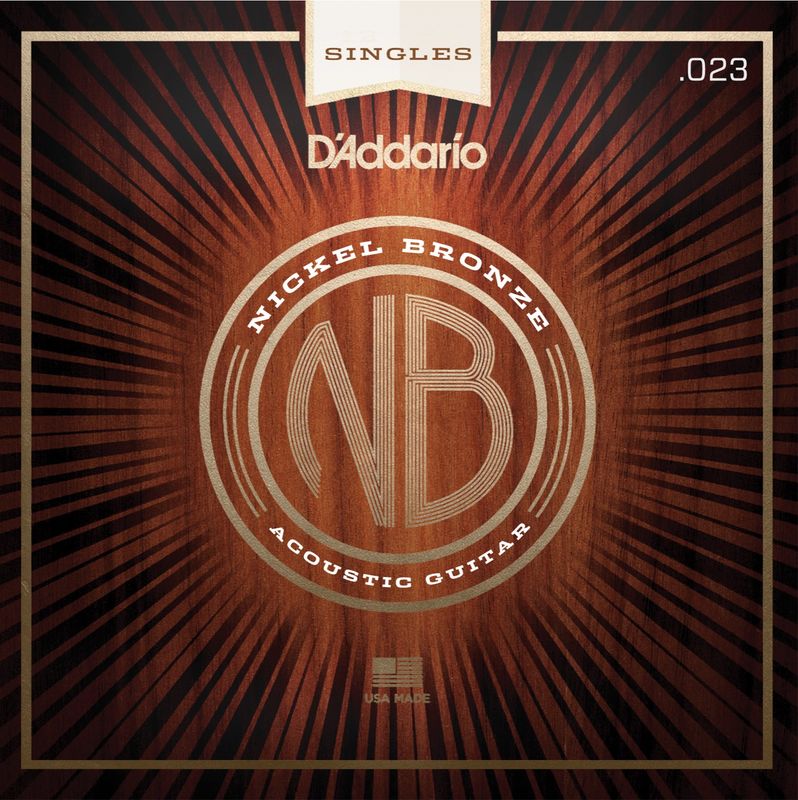 D'Addario NB023 Gitarsträng Nickel Bronze Wound 023