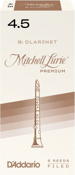 Hovedbilde D'Addario RMLP5BCL450 Rörblad M.Lurie Premium Bb-Klarinett 5-p. 4.5