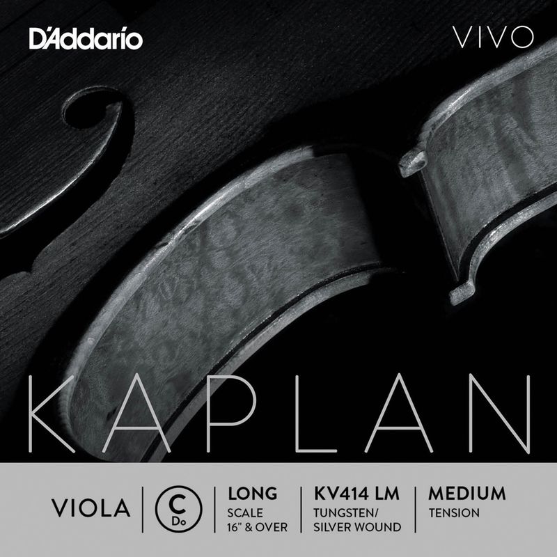Daddario Orchestral KV414 LM Kaplan Vivo Viola C Long /Medium Tension
