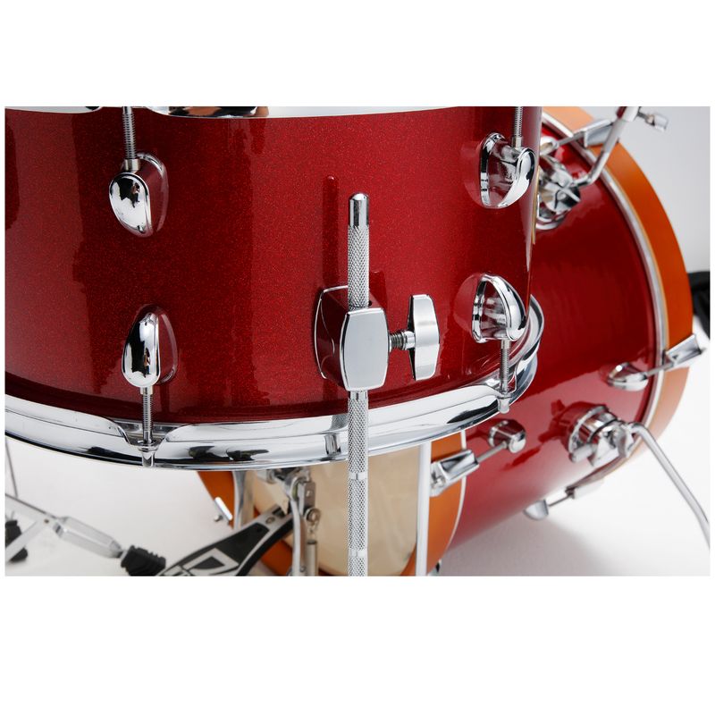 Tama LJK48H4-CPM Club Jam-Kit, 4-del.med stativ, Candy Apple Mist