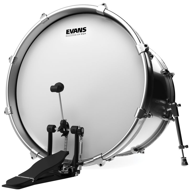 Evans BD24GB4UV 24'' Bastrumskinn EQ4 Batter UV Coated