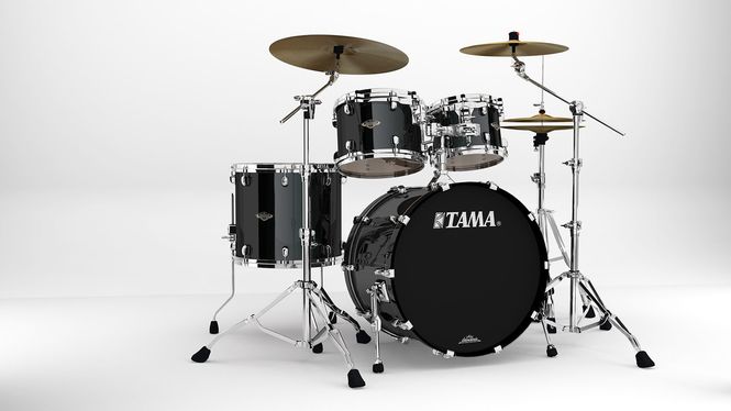 Hovedbilde Tama WBS42S-PBK SC Walnut/Birch 4-shellkit (10,12,16,22), Piano Black