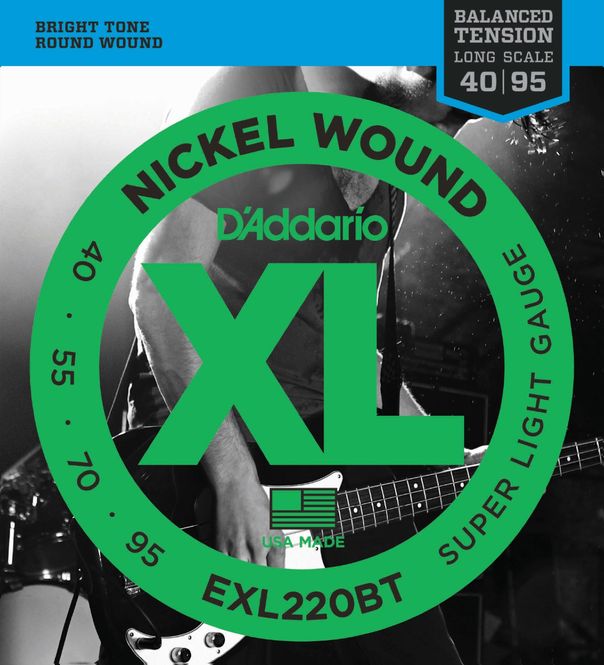 Hovedbilde D'Addario EXL220BT Strängset Elbas Nickel Wound 040 - 095 (Balanced Tension)