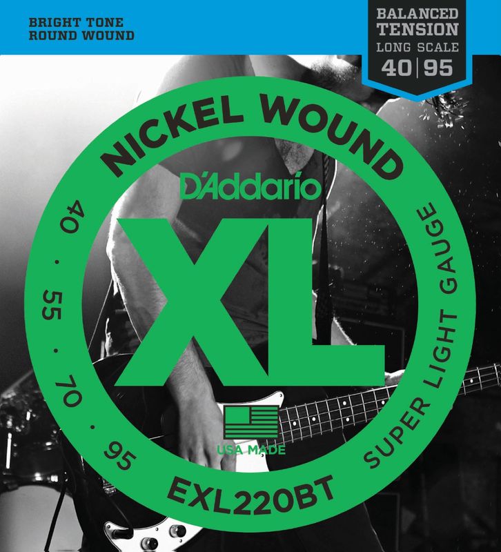 D'Addario EXL220BT Strängset Elbas Nickel Wound 040 - 095 (Balanced Tension)