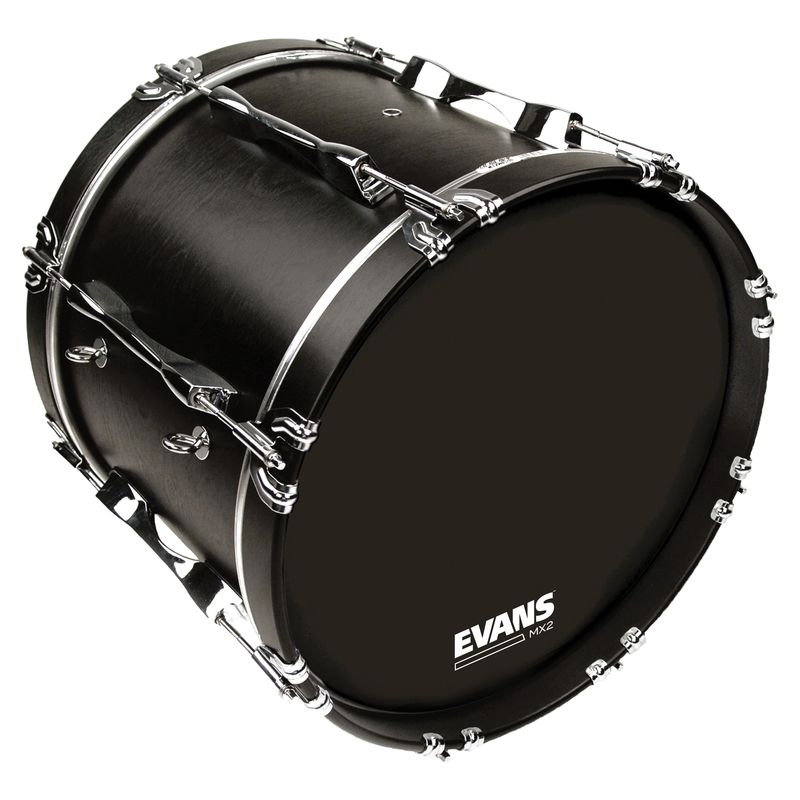 Evans BD20MX2B 20'' Bastrumskinn March Bass Black