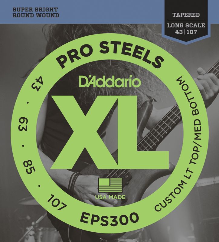 D'Addario EPS300 Strängset Elbas ProSteels 043-107