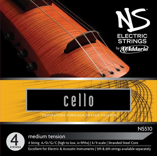 Hovedbilde Daddario Orchestral NS510 NS Electric Cello Set ...