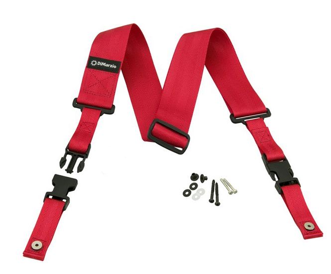 Hovedbilde Dimarzio DD2200RD 2'' ClipLock Strap Nylon Red