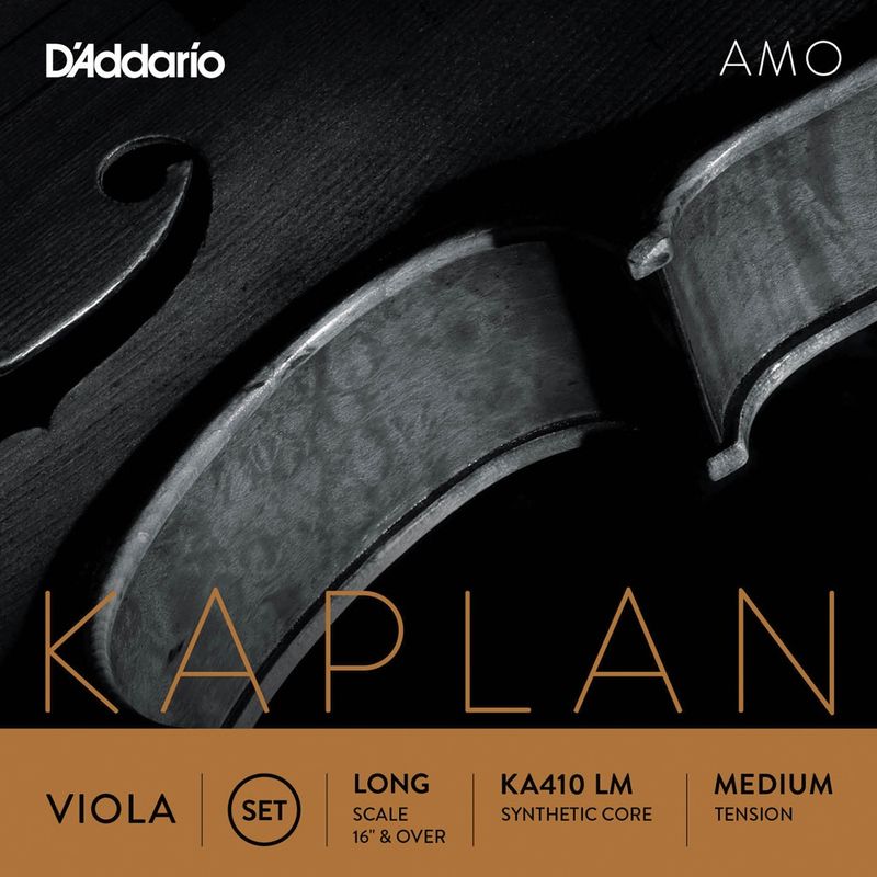 Daddario Orchestral KA410 LM Kaplan Amo Viola Set Long /Medium Tension