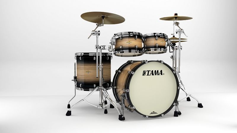 Tama ME42TZBS-LNWB SC Maple 4-shellkit (10,12,16,22),Natural Pacific Walnut Burst